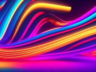 A colorful lights on a beautiful background