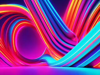 A colorful lights on a beautiful background