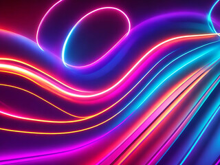 A colorful lights on a beautiful background