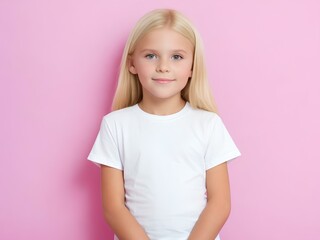 Fototapeta premium portrait of a little model girl