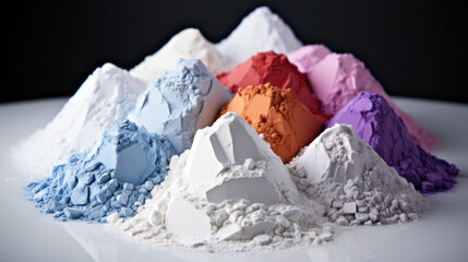 Powdered titanium dioxide. Chemical material for industrial use