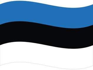 Estonia flag wave. Estonia flag. Flag of Estonia
