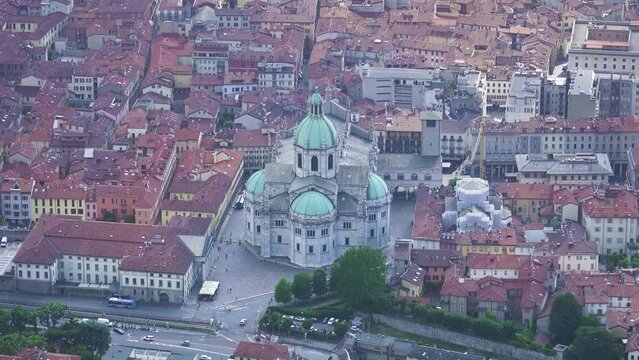 Como city center from above