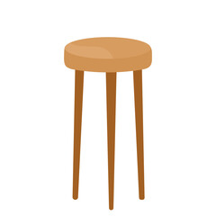 chair in flat style vector