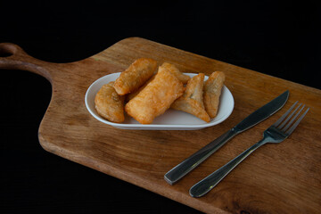 Food in display for the photo shoot in Tokyo, Japan. Nowadays in 2022, people rely on the food delivery service