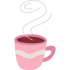 Coffee cup vector hot tea mug icon isolated