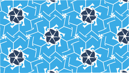 vector illustration decorative geometric abstract seamless pattern seamless background