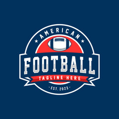 American Football Sports logo and badge