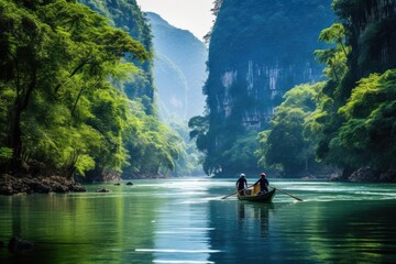 Fototapeta na wymiar Phong Nha-Ke Bang National Park in Vietnam travel picture