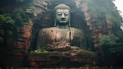 Leshan Giant Buddha in China travel picture