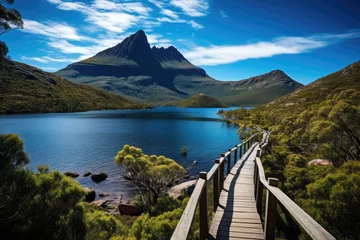 Printed roller blinds Cradle Mountain Cradle Mountain in Australia travel picture