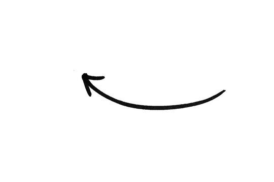 arrow marker isolated png mark hand draw 