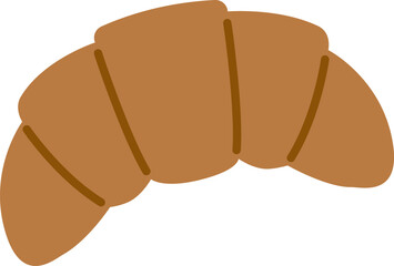 クロワッサンのイラスト・アイコン（Croissant）
