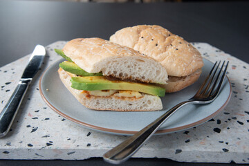 Food in display for the photo shoot in Tokyo, Japan. Nowadays in 2022, people rely on the food delivery service