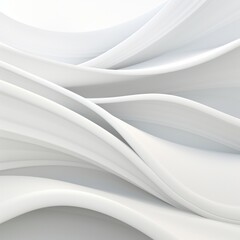 abstract white wave 3d stripe in the light background