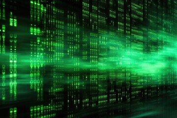 Abstract background, digital data , green matrix