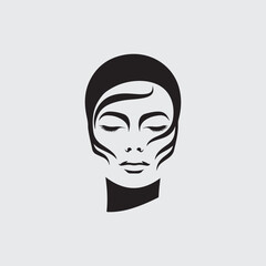 Women Face Logo Design