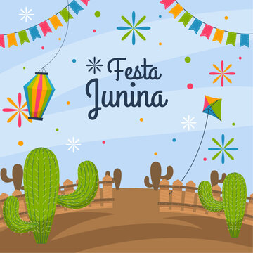 Festa Junina Fest Background