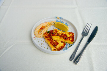 Food in display for the photo shoot in Tokyo, Japan. Nowadays in 2023, people rely on the food delivery service