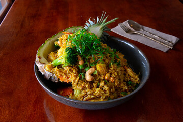 Food in display for the photo shoot in Tokyo, Japan. Nowadays in 2023, people rely on the food delivery service