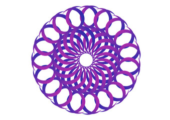 abstract round ornament