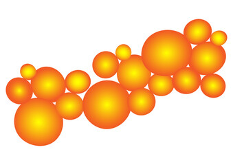 background golden rain