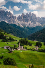 Fototapeta na wymiar Val di Funes, Dolomites, Italy