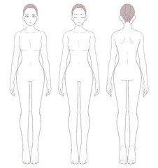 美意識の高い女性全身　セット