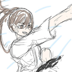 空手部の女の子