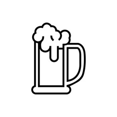 Beer Icon Isolated Beer Symbol Vector Design Illustration