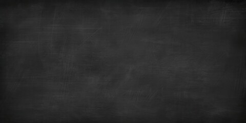 Seamless empty rubbed out chalkboard background texture. Dirty smudged and erased chalk on blank blackboard with copy space. Restaurant menu display or back to school education concept. Generative AI