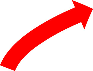 Red arrow icon indicating different direction. A set icons isolated on a white background for website banners ads and design elements.