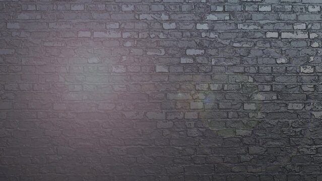 Brick wall gray pattern flare video