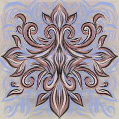 bright and colorful cover with patterns