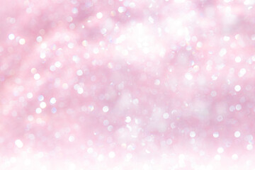Fototapeta na wymiar Pink abstract sparkles or glitter lights Defocused circles bokeh