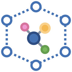 NANOTECHNOLOGY line icon,linear,outline,graphic,illustration