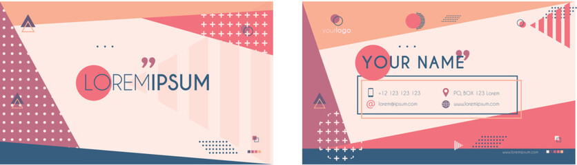 Flat Creative Business Card Template