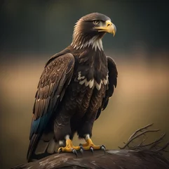 Keuken foto achterwand golden eagle in the zoo © die