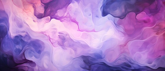 Abstract purple pink marble marbled ink painted painting texture colorful background banner, Color swirls painted splashes Generative AI