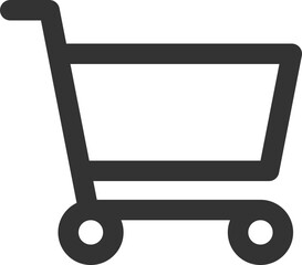 shopping cart icon vector