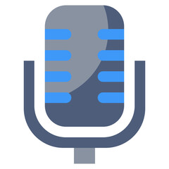 MICROPHONE line icon,linear,outline,graphic,illustration