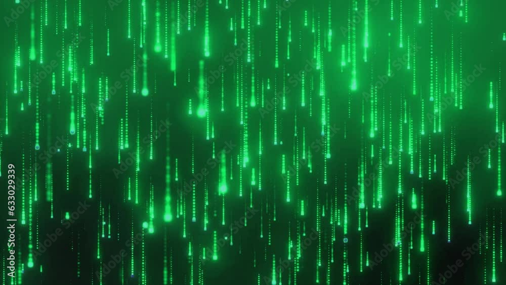 Poster digital binary data, streaming code background. background matrix. hacker programming coding concept