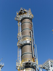 Refinery under construction