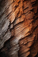 Image with wood texture background. Old natural pattern of tree grain. Generative AI.