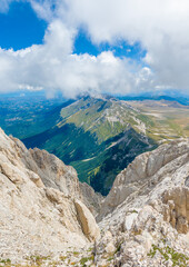 Appennini mountains, Italy - The mountain summit of central Italy, Abruzzo region, above 2500 meters