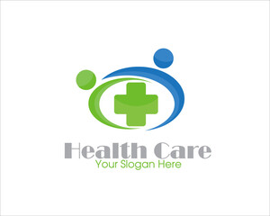 Obraz premium family care logo designs simple for medical service