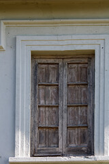 old wooden door