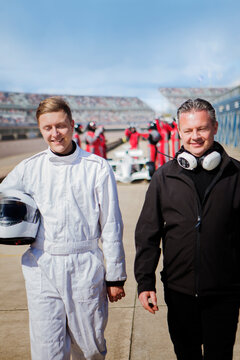 Racing Driver manager and PR on track
