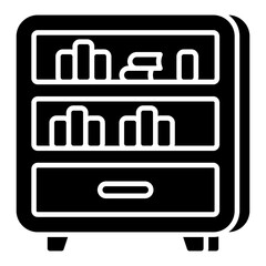 Premium download icon of library cupboard