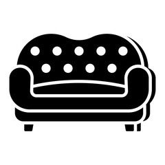 Modern design icon of sofa